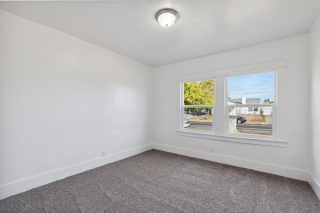 empty room featuring carpet flooring