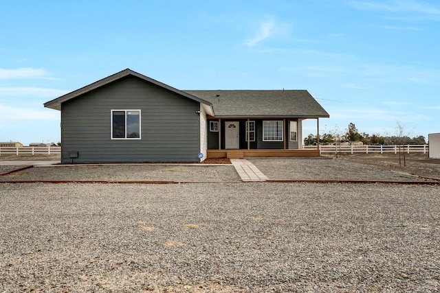 view of ranch-style home