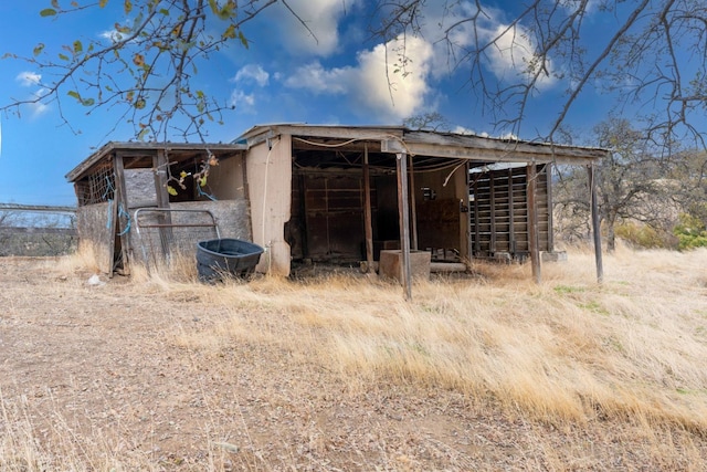 view of outbuilding