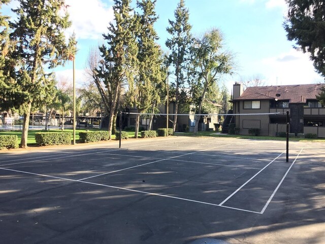 view of tennis court