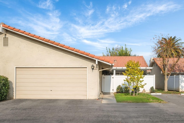 ranch-style house with a garage