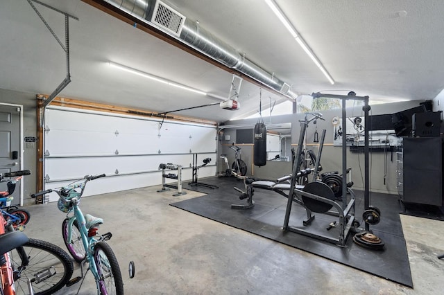 5870 E Midwick Ln, Fresno, CA 93727 - garage with a garage door opener
