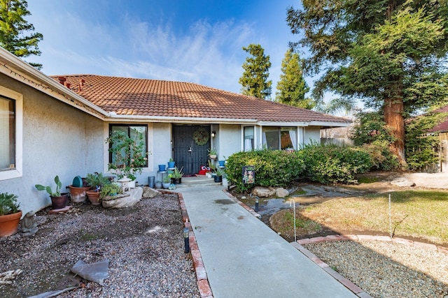 view of ranch-style home