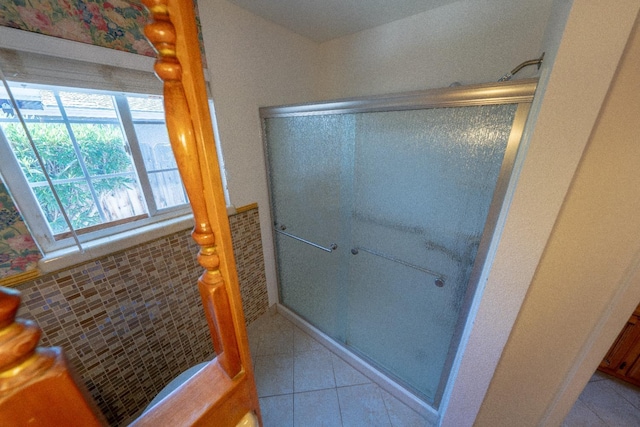 bathroom featuring tile patterned floors