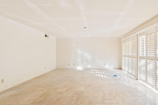 view of spare room