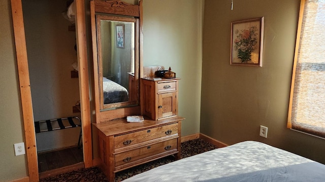 bedroom featuring multiple windows