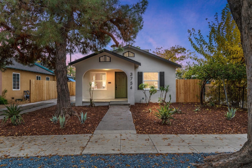 view of front of home