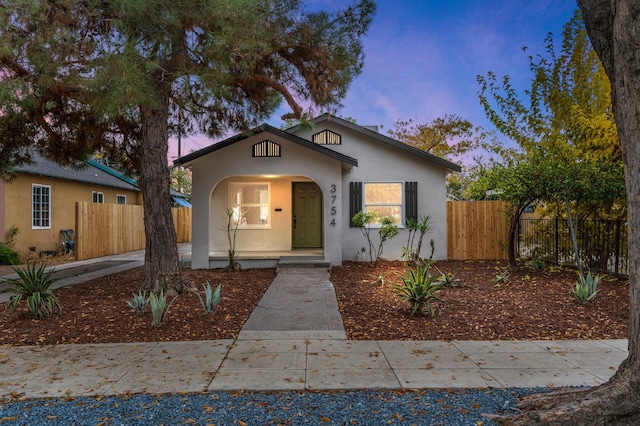 view of front of home