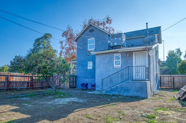 view of back of property