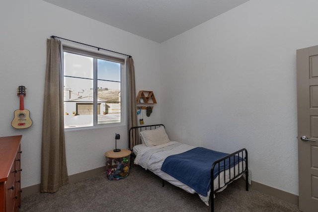 bedroom featuring carpet floors