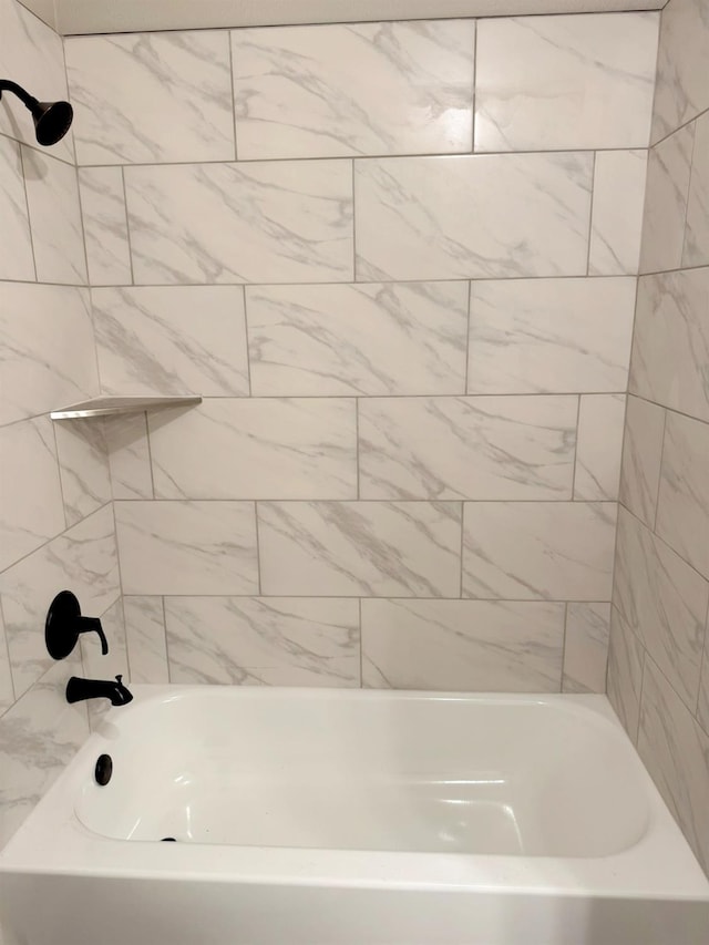 full bath with bathing tub / shower combination