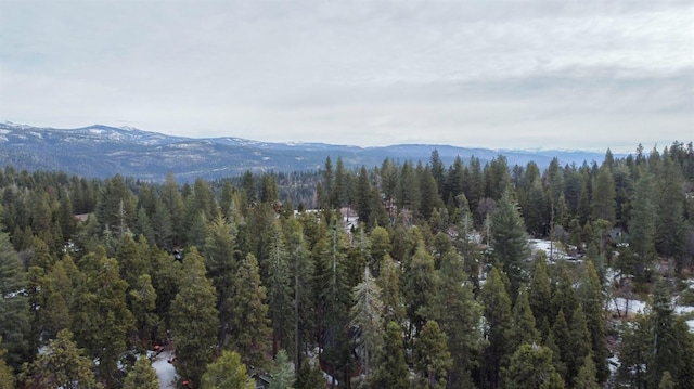 42135 Hanging Branch Rd, Shaver Lake, CA 93664 - mountain view featuring a heavily wooded area