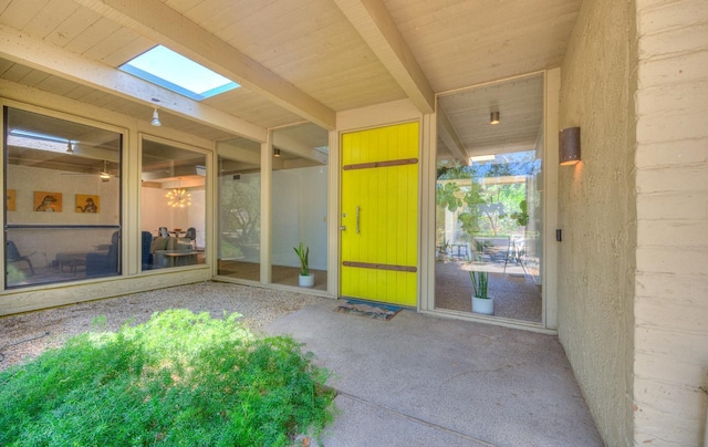 view of entrance to property