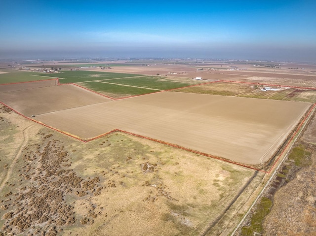 aerial view featuring a rural view