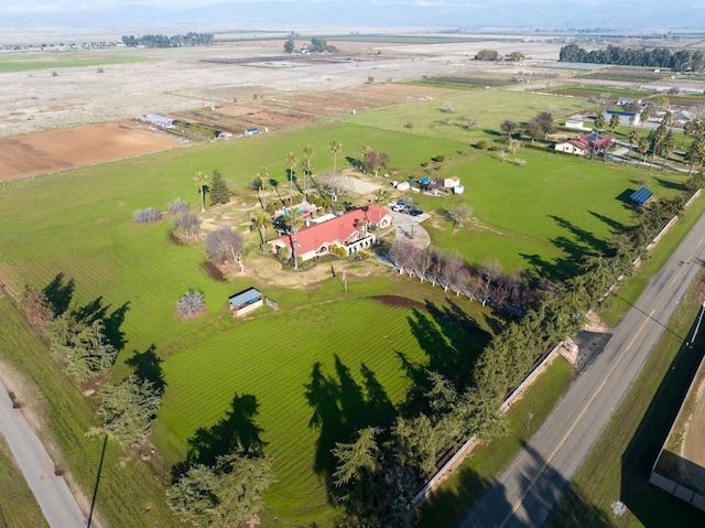 bird's eye view featuring a rural view