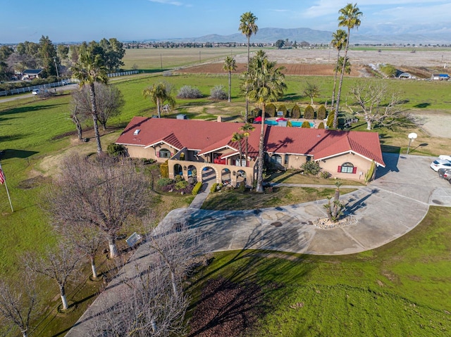 8510 E Nees Ave, Clovis, CA 93619 - aerial view of sparsely populated area with mountains