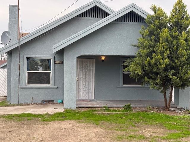 view of bungalow-style house