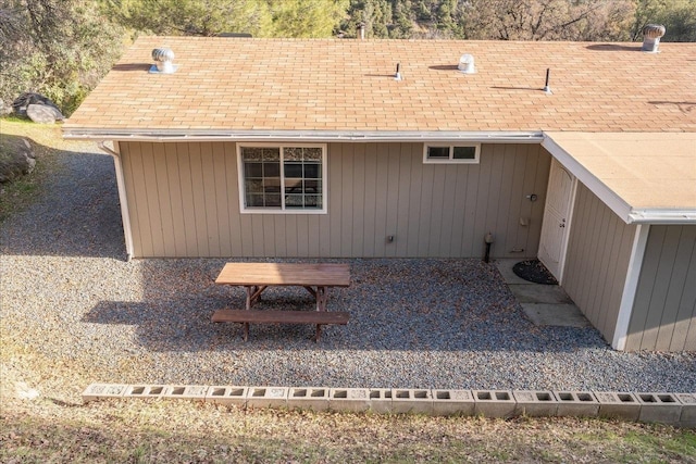 view of rear view of house