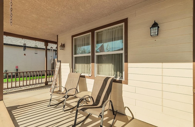 view of patio / terrace with a porch