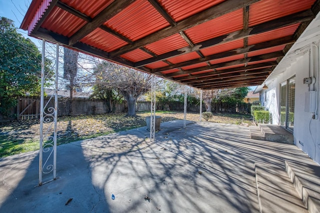 view of patio