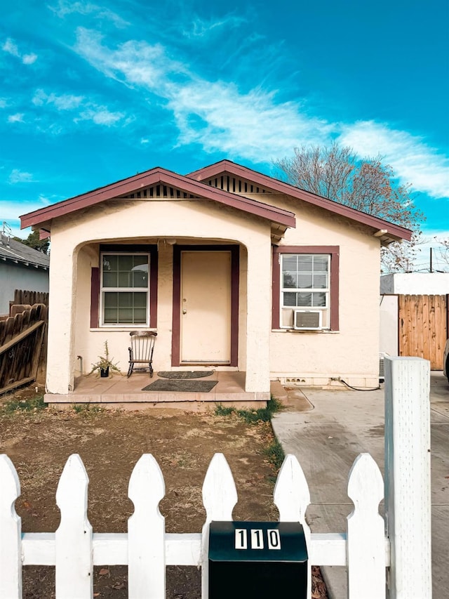 view of front of home