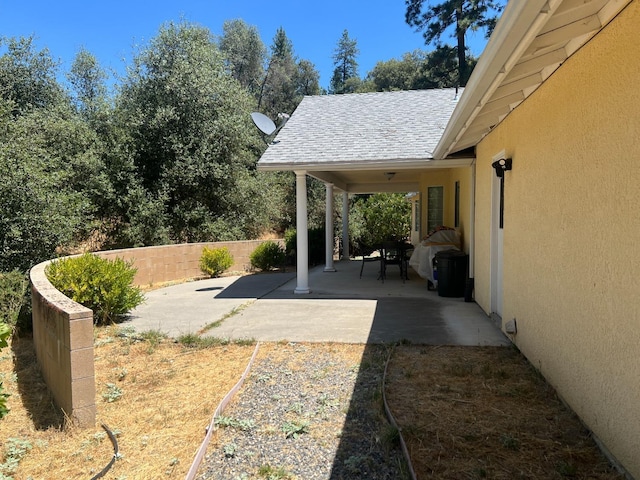 view of patio