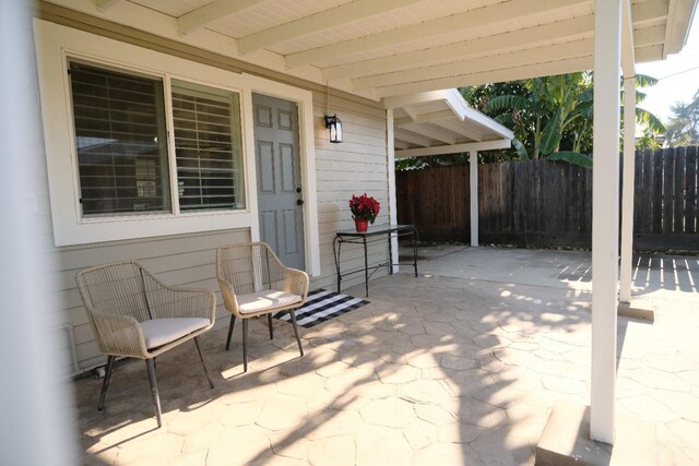 view of patio