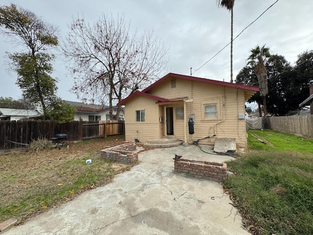 view of back of property