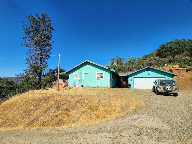 ranch-style house with a garage