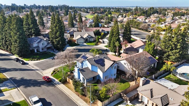 bird's eye view featuring a residential view