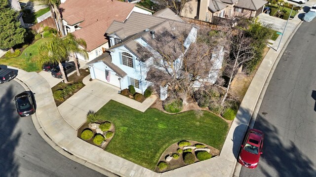 bird's eye view featuring a residential view