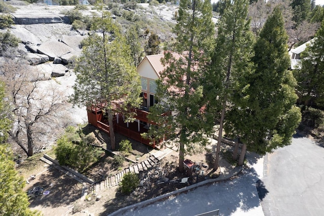 39722 Crest Point Ln, Shaver Lake, CA 93664 - aerial view of property and surrounding area