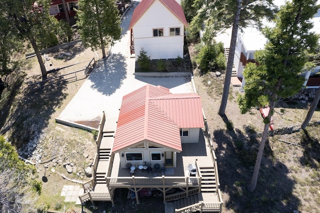 39722 Crest Point Ln, Shaver Lake, CA 93664 - view from above of property