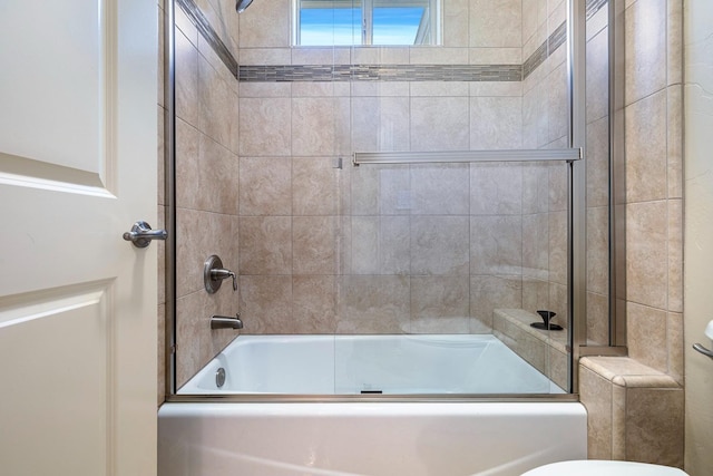 10810 N Matus Ave, Fresno, CA 93730 - bathroom with toilet and enclosed tub / shower combo