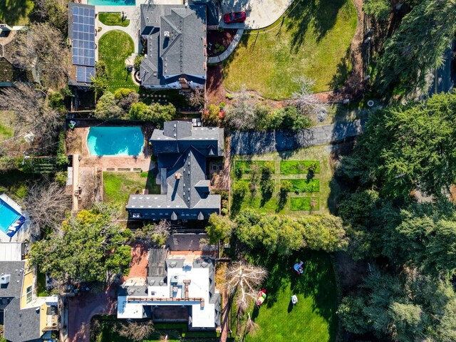 3628 N Van Ness, Fresno, CA 93704 - aerial view of property's location with a pool