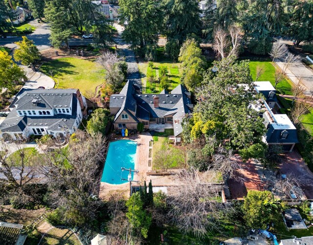 3628 N Van Ness, Fresno, CA 93704 - drone / aerial view of a pool area