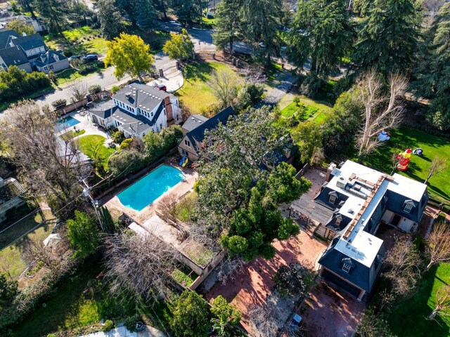 3628 N Van Ness, Fresno, CA 93704 - aerial view of property's location with a pool