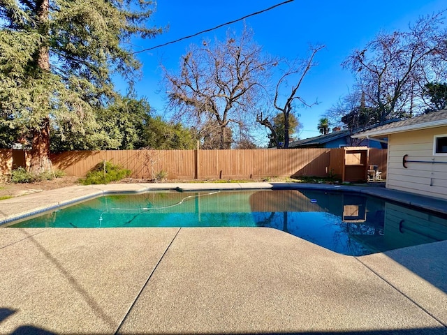 view of pool