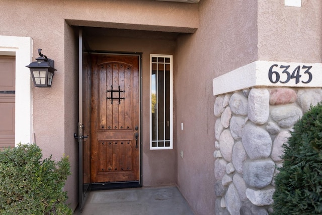 view of entrance to property