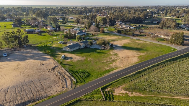 drone / aerial view featuring a rural view