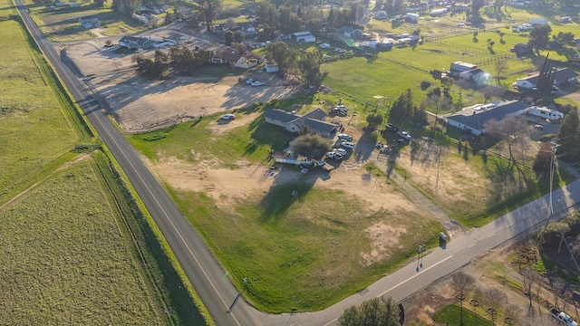 drone / aerial view with a rural view