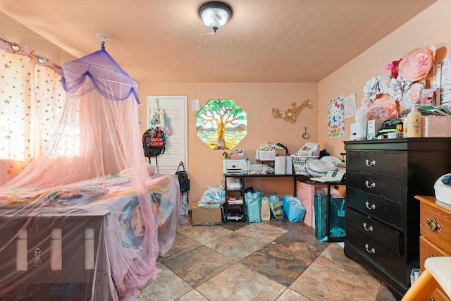 bedroom with multiple windows