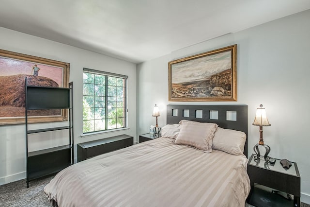 bedroom with carpet flooring