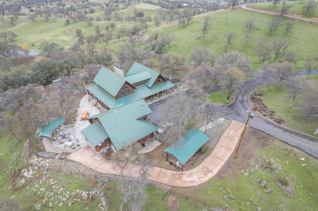 12755 Rusty Spur Ln, Clovis, CA 93619 - aerial overview of property's location with rural landscape