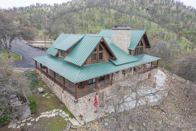 12755 Rusty Spur Ln, Clovis, CA 93619 - view of subject property with a mountain backdrop and a forest