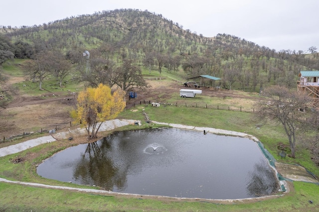 12755 Rusty Spur Ln, Clovis, CA 93619 - aerial view of property and surrounding area with a water and mountain view and rural landscape