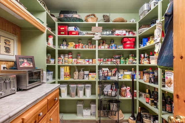 view of pantry