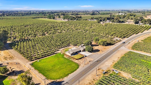 bird's eye view featuring a rural view