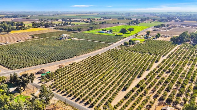 drone / aerial view featuring a rural view