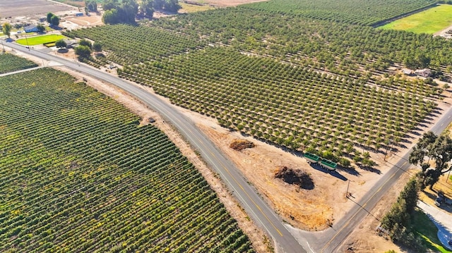 bird's eye view with a rural view